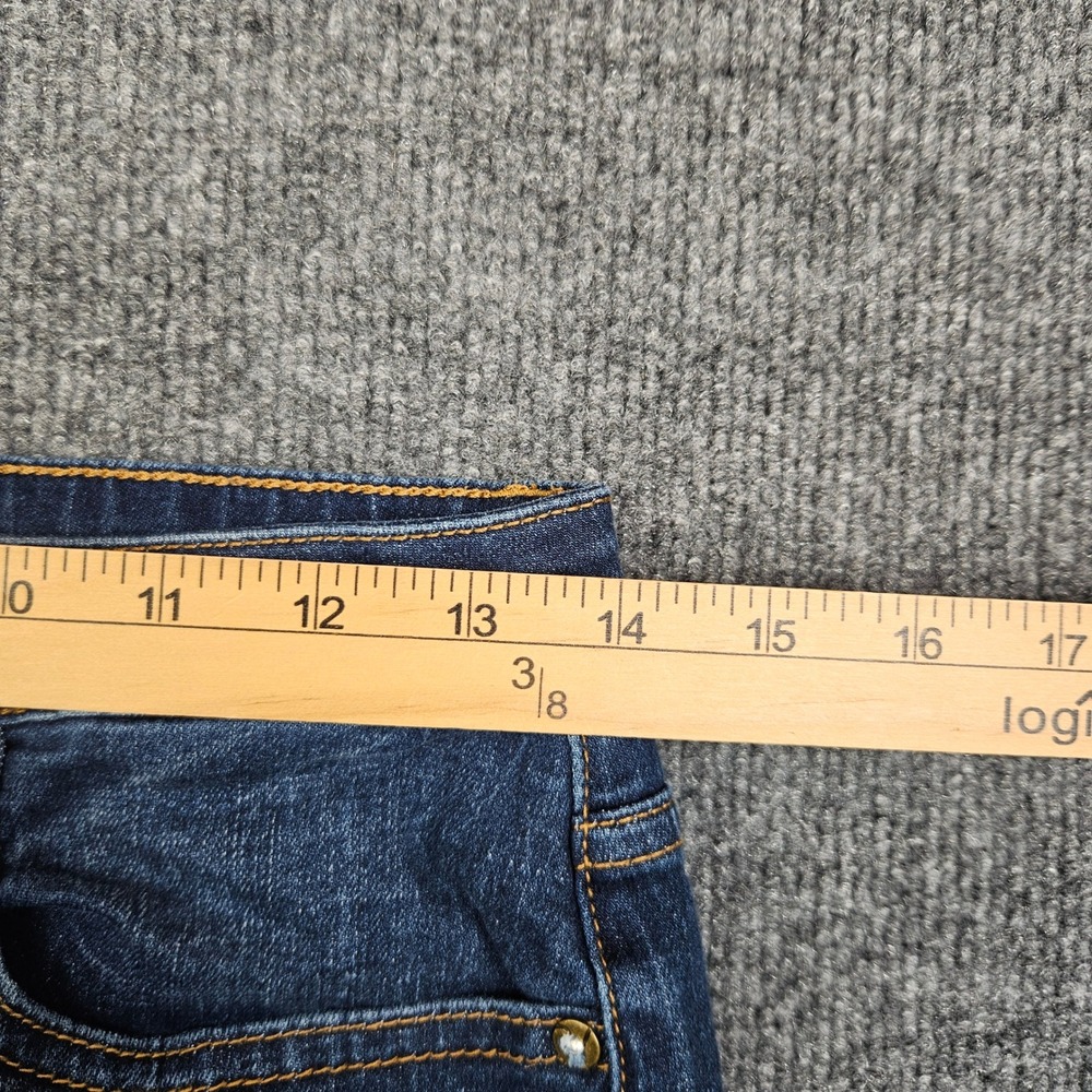 Vigoss Essential‎ Ace Straight Jeans Women's 27 Denim Mid Rise Dark Wash Stretch - Picture 3 of 10